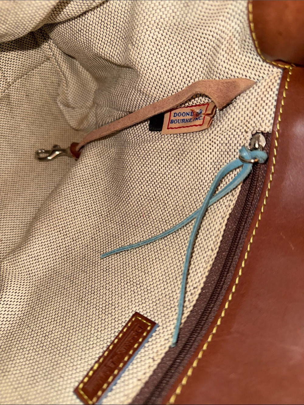 Dooney & Bourke vintage black/brown/sand Q3 Bolero Bag - Picture 12 of 13